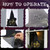 Cholemy 16" Halloween Witch Window Clings Tapping Scary Glass Decor