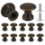 KALIONE 12 Pcs 1/2 Inch Mini Drawer Pulls, Handles for Jewelry Box, Small Cabinet Knobs for Gift Case, Antique Box Pulls (Vintage)