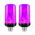 Bitrue LED Purple Flame Bulbs, 4 Modes, E26 Base,Decor Light, Purple-2 Pack