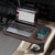 Aucoza Car Desk for Laptop, Car Table & Car Tray with 360° Rotating Cup Holder, Adjustable Height Car Food Tray