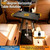 KEAIKE Car Desk for Laptop, Adjustable Car Seat Tray Table, 360° Rotating Multi-Function Travel Tray for Passenger & Rear Seat, Portable Eating & Work Station, Essential Road Trip Accessories