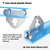 EASGIU 4 Wheel Trolley Assembly Roller Trolley - Use with 1-5/8" Wide and All 1-5/8" or Taller Strut Channel (Silver-4 Pack)