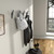 COCOYA Metal Coat Hooks Wall Mounted Minimalist Aluminum Alloy (4 Pack)