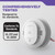 Kidde Smoke and Carbon Monoxide Detector, Hardwired with 10-Year Battery Backup, Voice Alerts, LED, 85 dB, 30CUA10-V, 1 Pack