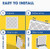 Aerostar Air Filter 20x20x1 MERV 8 AC Filter, HVAC, Furnace Filter, 6 Pack