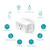 Kasa Smart Plug HS103P4, Smart Wi-Fi Outlet, Touch Actuator, Works with Alexa, Echo, Google Home, No Hub Required, 15 Amp, UL Certified, 4-Pack, White