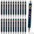 Tenceur 24 Pcs Tartan Plaid Bear Pens for Baby Shower Party Favors Gifts