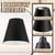 Retisee 2 Pcs Black Cone Industrial Replacement Lamp Shades, UNO Fitter
