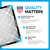 Simply 20x25x2 Air Filter, MERV 8, 4 Pack, Furnace Air Filter for HVAC (Actual Size: 19.5"x24.5"x1.75") DUST, Pet & Allergy Control