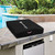 Burner Covers for Summerset Single Side Built-in Natural Gas Griddle,Black