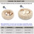 Mini Dog Bed for Very Small Dogs & Cats Washable, Fluffy Round Extra Small Kitten Beds for Indoor Kittens, Ultra-Soft Tiny Puppy Cat Donut Bed for Cozy Sleep, Beige, 16 x 16 x 3.5 Inch