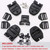Huouo 4 Set Hot Tub Spa Cover Locks w/Key Pinch Center Release - Strap Buckle Broken Latch Repair Kit with Screws