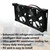 12V Rv Fridge Ventilation Cooling Fan 5.5"(140mm), Refrigerator Fan Suitable for RV Side Vents with Adjustable Speed, Auto/Manual Modes, Waterproof，RV Fridge Vent Cooling Fan with Remote Control