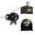 Skelang 2" Ball Caster, Grip Neck Stem Caster with Brake and Sockets, Vintage Antique Swivel Caster Wheel for Furniture, Ottoman, Cabinet, Coffee Table, Pack of 4 (Stem Mounting 5/16" × 1-1/2")