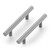 Ravinte Cabinet Handles,5" Length,3" Hole Center,Grey,55 Pack
