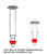 Pop Up Disposable Cooking Thermometer, 165 Degree, Large, Pack of 10