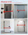 Adjustable Door Security Lock Bar for 32"- 42" Exterior Opening Door