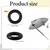 100 Pcs Silicone Anti-Slip Rings for Glasses (4mm) – Eyeglass Repair Kit Tighten Loose Frames, Stop Glasses from Falling Off, Fits Most Sunglasses & Eyewear