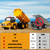Ssccgym 16.5 Inch Remote Control Dump Truck 11-Channels 1/16 Scale 6.6LBS Load Capacity RC Heavy Duty Semi Alloy Construction Vehicles Toy for Boys Kids 8y+ 12y+ (6-Wheels)