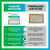 Filterbuy 20x25x1 Air Filter MERV 8 Dust & Allergy Defense (12-Pack)