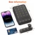 Daviky Pill Organizer 4 Times a Day - Easy-Open Travel Pill Box