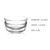 SWEEJAR 8 oz Glass Bowls Set(6 pack),Small for Kitchen,Dessert for Ice Cream,Snack , Side Dishes, Serving for Dipping, Prep