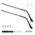 1 Pair Universal Glasses Repair Kit with Screws & Screwdriver Arm Replacement Eyeglass Screws Repair Kit Eye Fixing Screwdriver Eyeglasses Screw Legs Replacement Parts(Dark Grey)