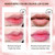 6 PCS Flower Lipsticks Gift Set, Color Change Lip Goss for Girls amd Women