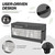 Porch Shield Rolling Cushion Storage Bag with Wheel 62"L x 20"W x 28"H,Grey