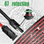 Feotech Twin Wire 40FT Solar Extension Cable - 10AWG (6mm²) Solar Panel Connector, with IP67-Male/Female Solar connectors for Outdoor Automotive RV Boat Marine Solar Panel- Black & Red
