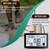 Wireless Rain Gauge Outdoor, Self-Emptying Digital Rain Gauges Outdoors Best Rated, Electronic Rain Measure Gauge for Yard, Freeze Proof Rain Gauge with Thermometer, Remote Rain Meter for Garden