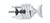 BarCraft Lazy Fish Corkscrew and Bottle Opener, Stainless Steel Wine Opener, 16.5 x 7.5 x 4.5cm, Silver