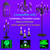TITO 2 Pack E12 T6 UVA 395nm Dimmable Mini Filament Black Light Bulbs