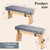 COZFUR Adjustable Height Meditation Bench with Velvet Cushion