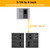 SZHSYJY Generator Interlock Kit Compatible with Square D Vertical