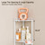 ELYKEN Corner Shower Caddy, 3 Tier Stainless Steel Shower Organizer, White