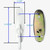 Gliding Patio Door Keyed Lock Assembly with Mortise Latch Compatible with Andersen OEM Part #2562123, #2573068 & #2573078, 2-9/16" Hole Centers, Non-Handed, White Diecast
