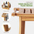 Jekruiet 24" Teak Shower Bench with Handles & Towel Shelf