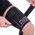 Pure Athlete Thigh Compression Sleeve – Adjustable Straps Quad Wrap Support Brace, Hamstring Upper Leg (1 Sleeve - Black, Large)
