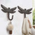 DEEKOUDT 1 pcs Antique Cast Iron Dragonfly Decorative Wall Hooks for Hanging Coats, Keys, Towels, Bags, and More (Dragonfly)