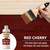 Red Cherry Wood Stain, 8.5oz/250ml Water Based Wood Stain, Premium Indoor & Outdoor Wood Finish for Furniture, Cabinets, Doors & Wood Surfaces - Fast Drying, Low Odor, Non-Toxic & Easy to Use