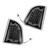 Partsam 1Pair Amber 29 LED Front Turn Signal Lights and Parking Lights Assembly Replacement for Kenworth T600 T660 K300 T300 T330, Smoked Lens,LH & RH, 1157 Plug