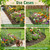 Roowest 16" x 50' Green Garden Border Fence, Metal Wire Folding Fence Roll for Outdoor Yard, Patio & Flower Bed Edging, No-dig Animal Barrier, Rustproof Decorative Landscape Fencing