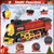 Christmas Train Set for around under The Tree, Electric Christmas Tree Train with Remote Sound Smoke Light, Steam Locomotive Xmas Christmas Train Toy Gift for Kids Boy Girl, Glowing Passenger Carriage