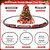 Christmas Train Set for around under The Tree, Electric Christmas Tree Train with Remote Sound Smoke Light, Steam Locomotive Xmas Christmas Train Toy Gift for Kids Boy Girl, Glowing Passenger Carriage