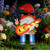 HONGLAND 28" Solar Garden Gnome Decor with Light Up Guitar - Outdoor Decorative Stake for Patio, Yard & Lawn | Unique Rock Music Gnome Decor