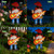 HONGLAND 28" Solar Garden Gnome Decor with Light Up Guitar - Outdoor Decorative Stake for Patio, Yard & Lawn | Unique Rock Music Gnome Decor