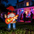 HONGLAND 28" Solar Garden Gnome Decor with Light Up Guitar - Outdoor Decorative Stake for Patio, Yard & Lawn | Unique Rock Music Gnome Decor