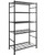 Sakugi Storage Shelves - 5 Tier Shelf Organizer, Heavy Duty Garage Shelving Unit with Leveling Feet, Stable Metal Shelves Organizer for Pantry, Kitchen and Closet, 33.0" W x 12.6" D x 72.0" H, Black