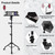 Tossbiss Laptop Tripod on Wheels with 2 Shelves